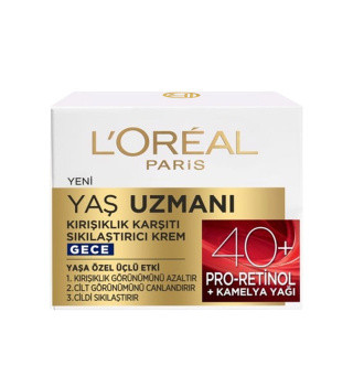 کرم ضد چروک لورئال 40+ مدل YAS UZMANI